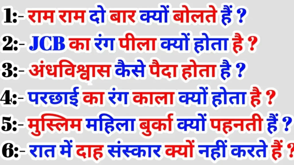 General Knowledge Facts